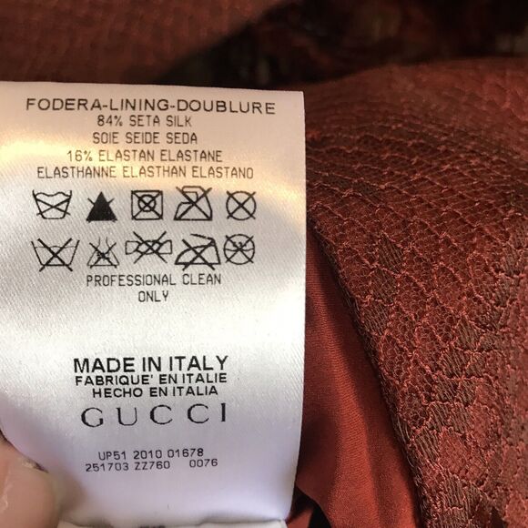 Gucci 2010 sequin lace dress Runway size IT38 US 2 - Picture 15 of 16